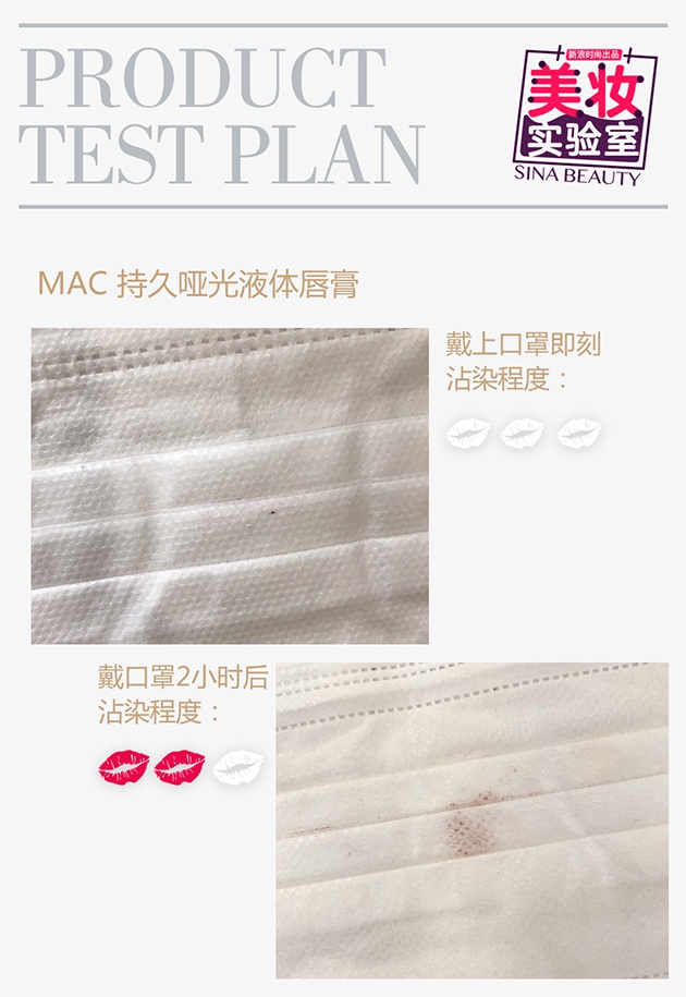 Evaluation results of MAC durable matte liquid lipstick