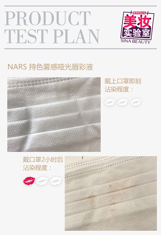 Evaluation results of NARS matte lip gloss liquid with color retention and fog feeling