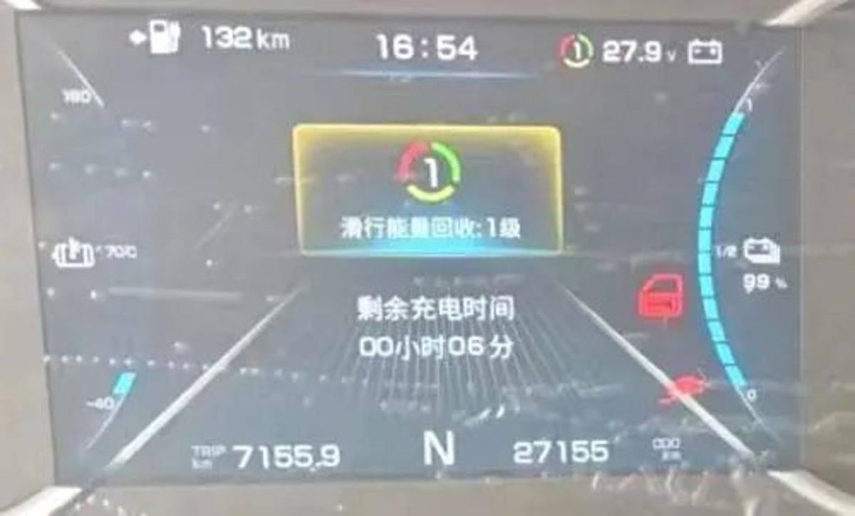 Energy-saving driving course of Sany electric heavy truck-kinetic energy recovery